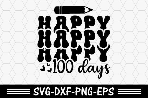 100 Days of School SVG Designs