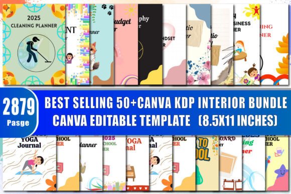 50 Canva Kdp Interior Bundle: A Comprehensive Overview for Creative Entrepreneurs
