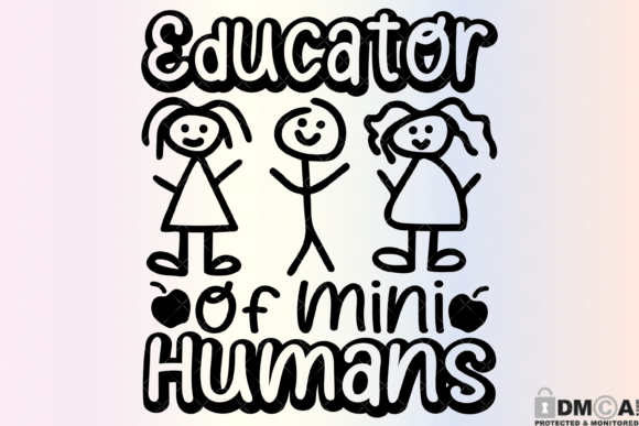 Educator of Mini Humans Svg PNG: A Creative Resource for Back-to-School and Beyond