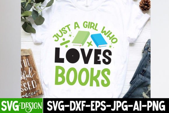 Just a Girl Who Loves Books SVG Design: A Creative Tool for Educators and Designers