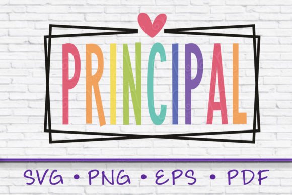 School Principal SVG for Creative Projects