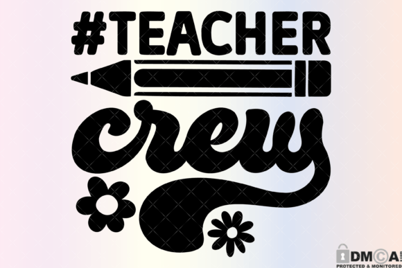 Teacher Crew Svg PNG for Creative Projects