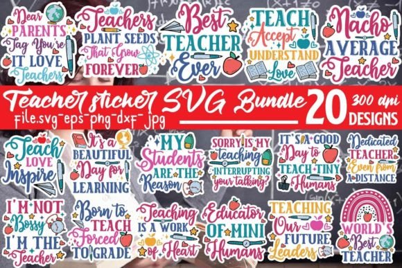 Teacher Sticker SVG Bundle: A Strategic Resource for Creative and Business Success