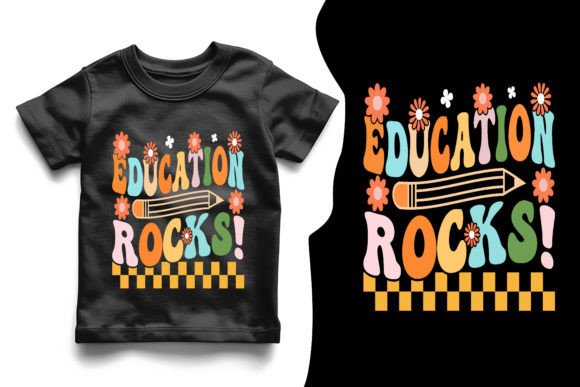 Welcome Back to School: Unleash Your School Spirit with Education Rock Typography Kids Gift